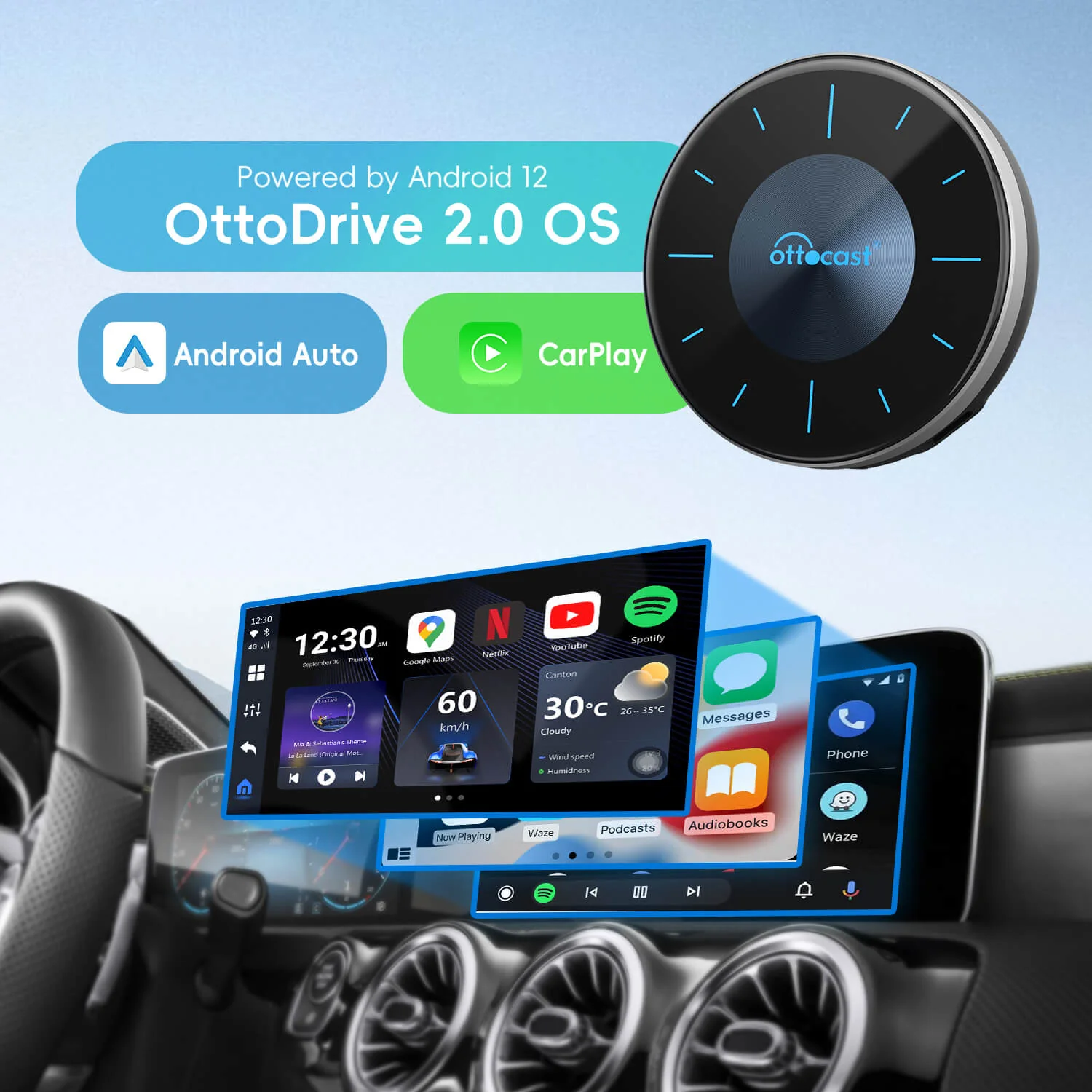(🎉Sconto del 40% per il Prime Day)OttoAibox P3 CarPlay AI Box - Image 9