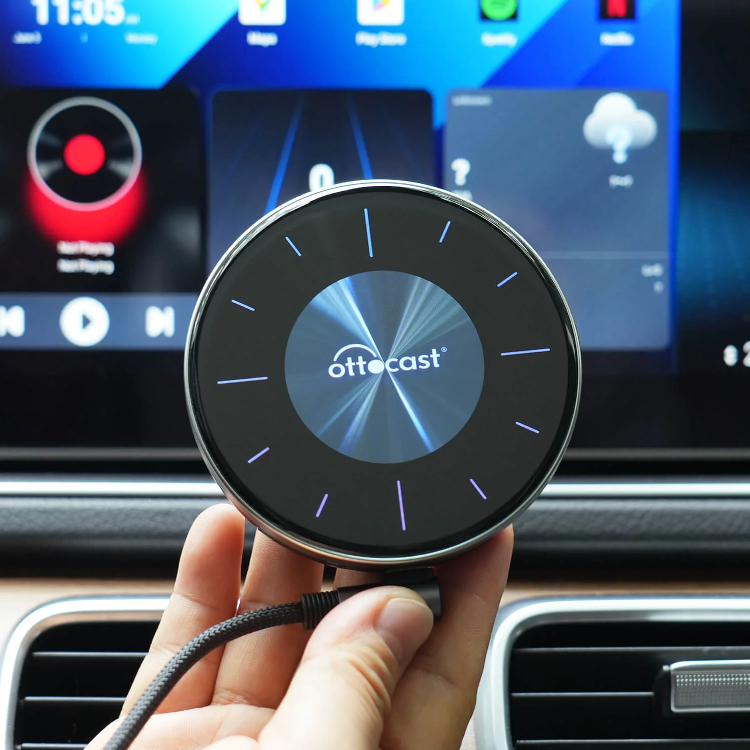 (🆕Offerta limitata nel tempo €100) Ottocast® OttoAibox P3 CarPlay AI Box - Image 11